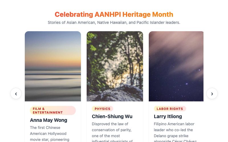 Asian American Heritage