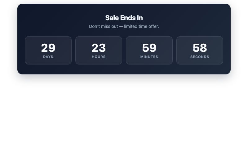 Countdown Timer