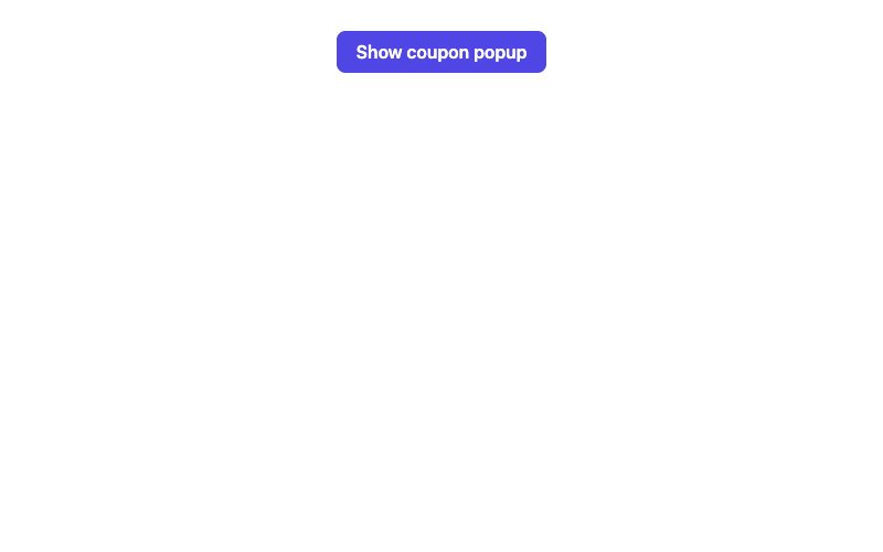 Coupon Popup