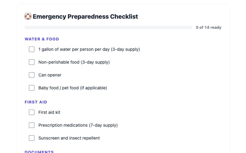 Emergency Preparedness
