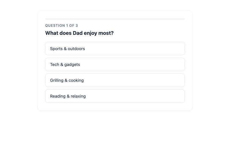 Father's Day Gift Quiz