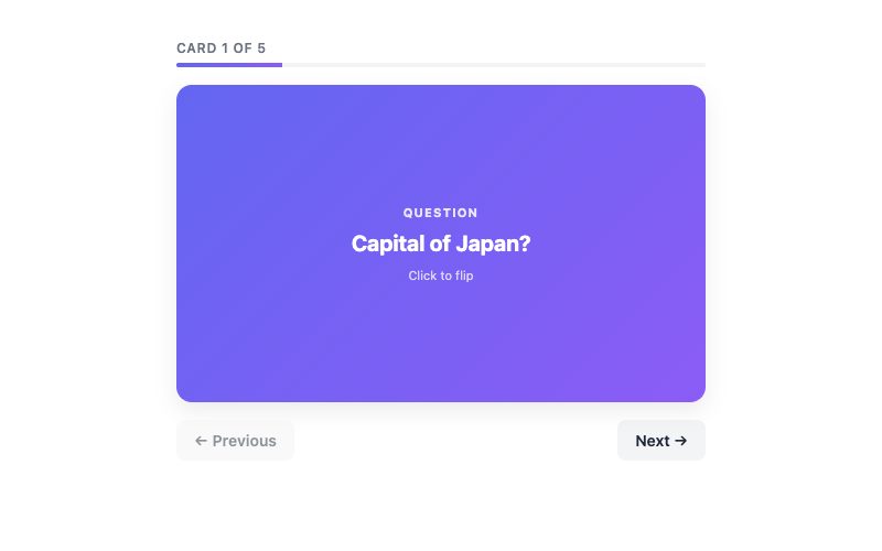 Flash Cards