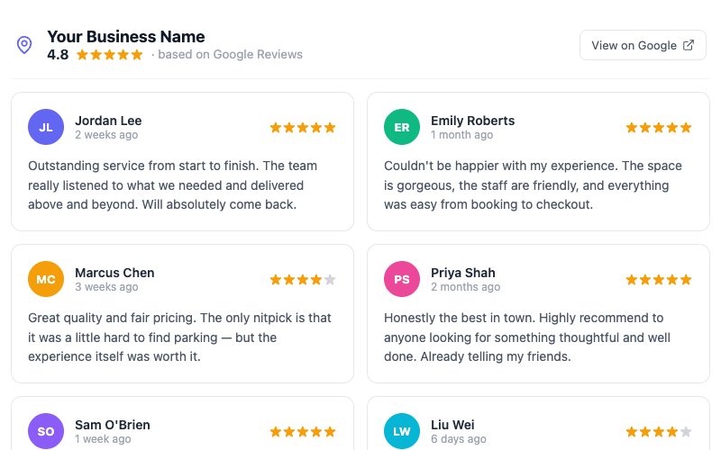 Google Reviews