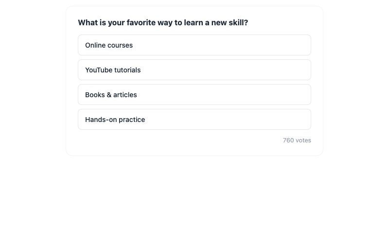 Poll