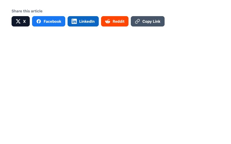 Social Share Buttons